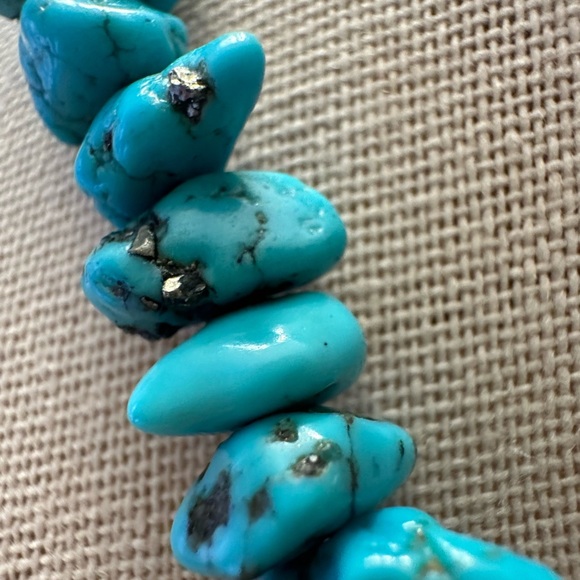 COPY - Vintage Navajo Turquoise Nugget Necklace 20” - 49 grams - Picture 14 of 14